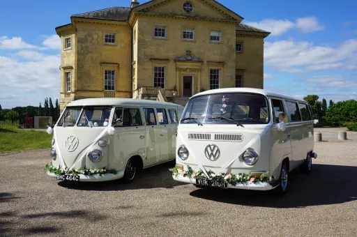 VW campervan wedding
